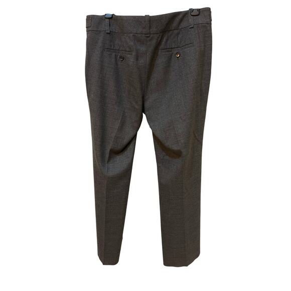 Ann Taylor Dress Pants Women 10P Gray Adj Button Wool Waist Career Work Office - Picture 3 of 4